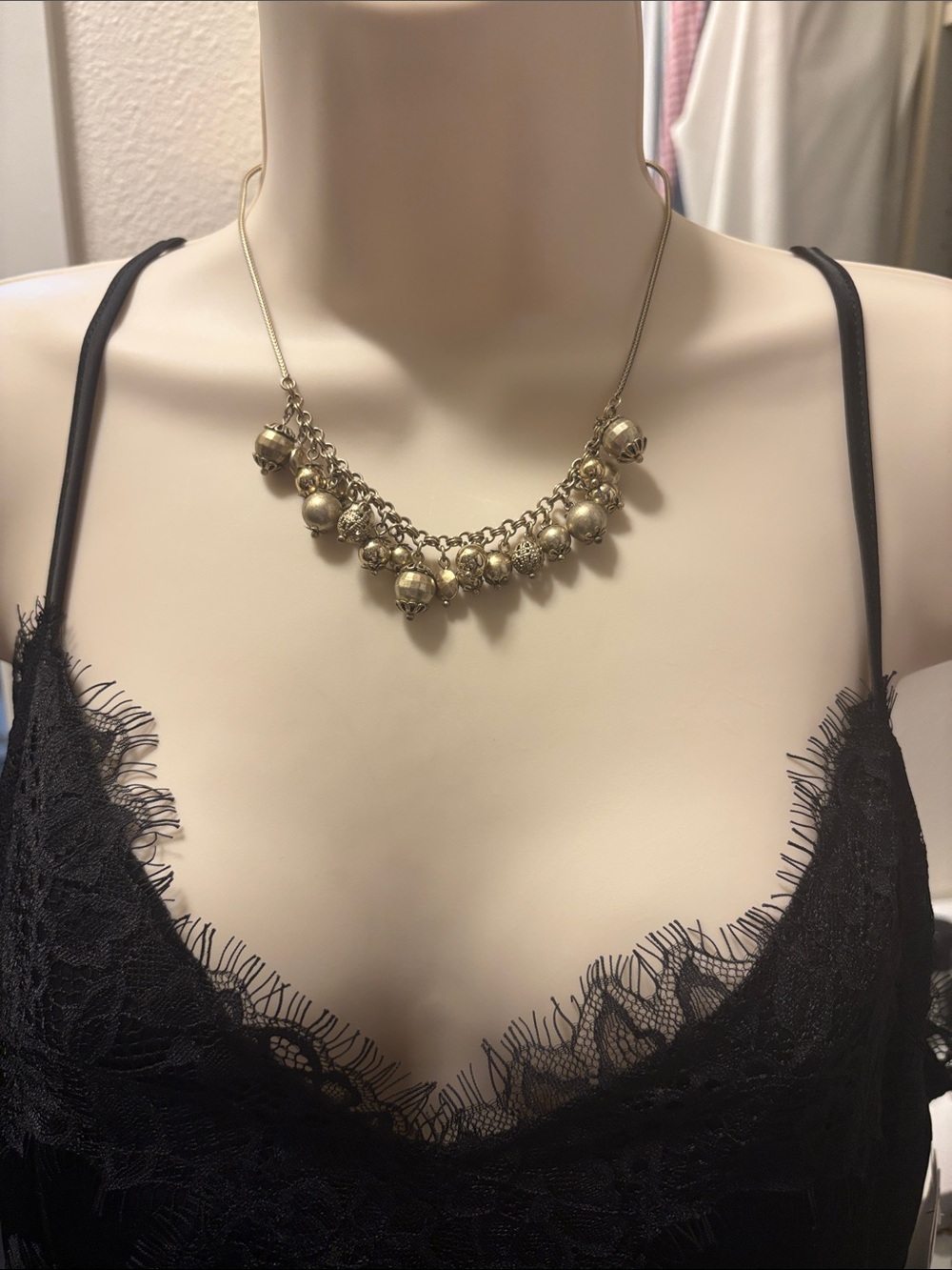 Gold-Tone Cluster Bell Necklace - Women Jewelry